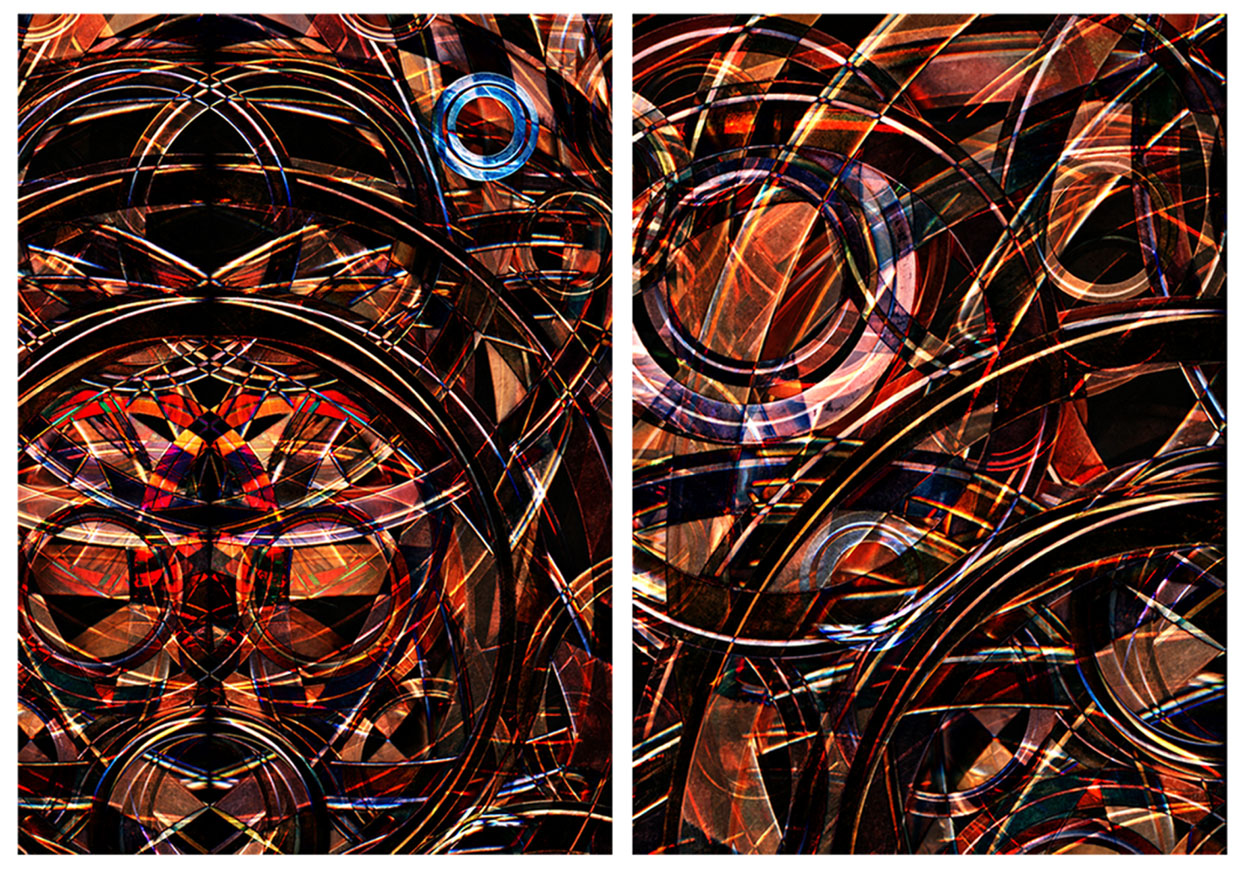 "Rings" art piece by Gina Gibson