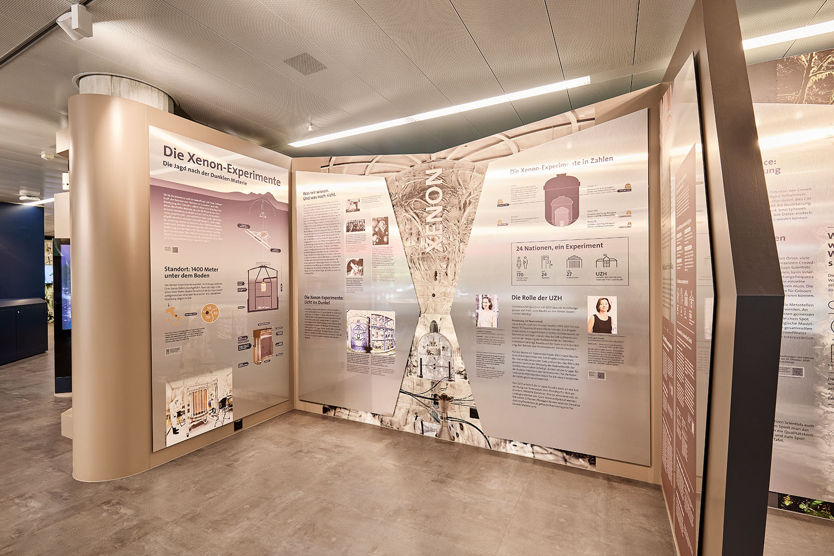 Xenon exhibition at the Science Pavilion UZH