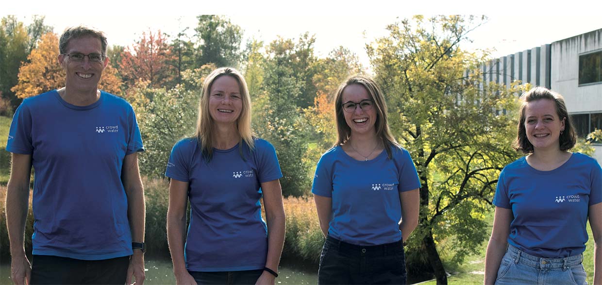 CrowdWater research group team photo 